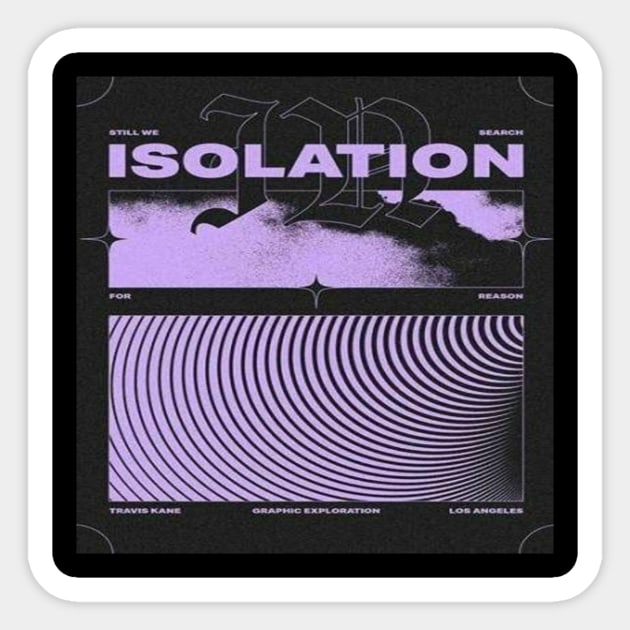 isolation, loneliness Sticker by Morsy